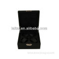 Hi-Q all black piano paint watch boxes 404B-H